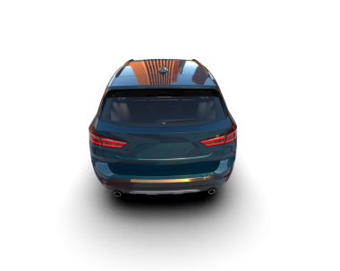 Beyaz arka planda 3 boyutlu araba