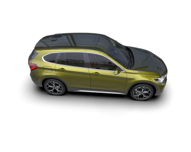 Modern araba izole edilmiş. 3d oluşturma