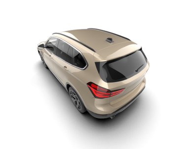 Stüdyo ortamında daha az genel bir konsept arabanın 3 boyutlu çizimi