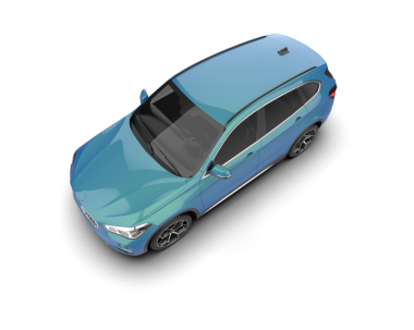 3 boyutlu bir araba.