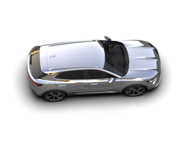 Siyah arka planda siyah bir araba. 3 Boyutlu Hazırlama.