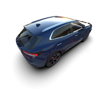 Modern bir arabanın 3 boyutlu görüntüsü