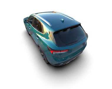 Siyah arka planda modern araba