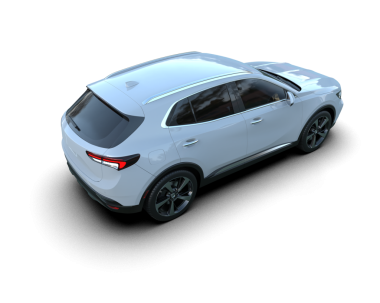 Modern araba arka planda izole edilmiş. 3D görüntüleme - illüstrasyon