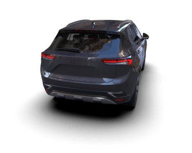 Modern araba arka planda izole edilmiş. 3 Boyutlu Hazırlama -