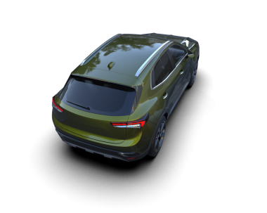 Siyah arkaplanda bir araba