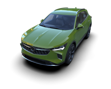 Stüdyo ortamında daha az genel bir konsept arabanın 3 boyutlu çizimi