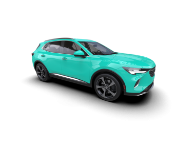 beyaz arka planda modern araba 3 boyutlu görüntüleme