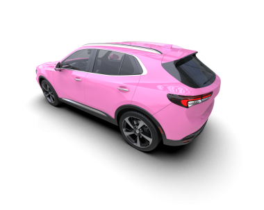 modern pembe spor araba