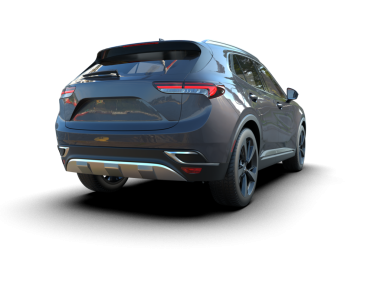 Siyah arka planda modern bir araba. 3d oluşturma