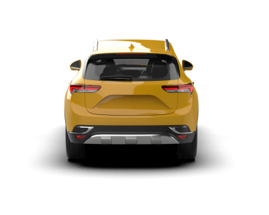 Gerçekçi araba beyaz üzerine