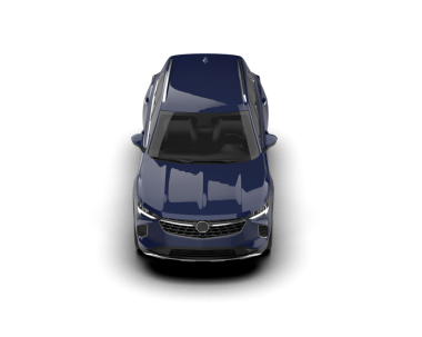 Modern araba arka planda izole edilmiş. 3D görüntüleme - illüstrasyon