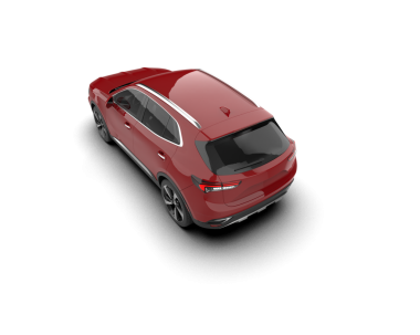 modern araba beyaz arka planda izole edildi. 3 boyutlu görüntüleme