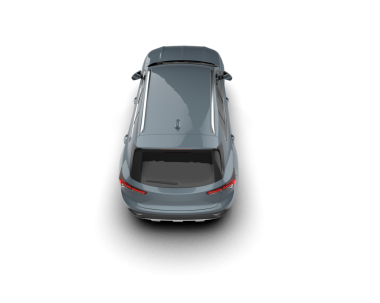 Modern araba beyaz arka planda izole edilmiş. 3d oluşturma.