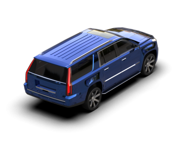 Modern lüks aile arabası siyah arka planda izole edilmiş. 3d oluşturma