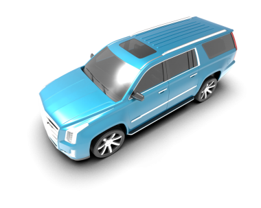 araba siyah arkaplanda izole edildi