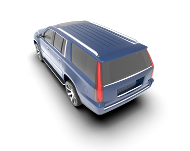 beyaz arkaplanda izole edilmiş araba 3 boyutlu görüntüleme