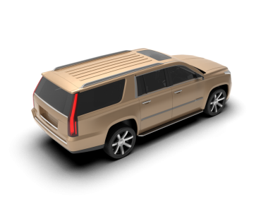 Lüks SUV 'un 3 boyutlu gerçekçi çizimi