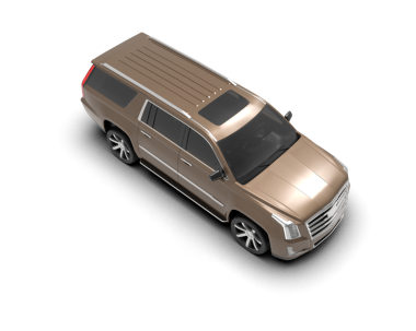 Beyaz arka planda izole edilmiş lüks araba 3 boyutlu görüntüleme