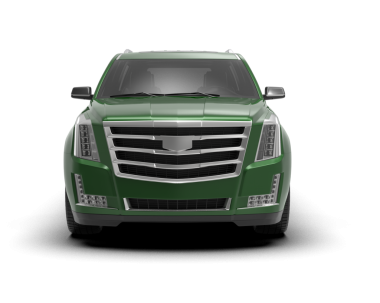 Modern yeşil cip arabası - 3 boyutlu