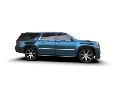 Beyaz arka planda izole edilmiş lüks bir arabanın 3 boyutlu görüntüsü