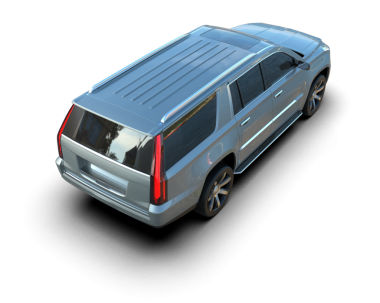 Siyah arkaplanda bir araba