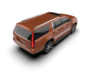 beyaz arkaplanda modern araba