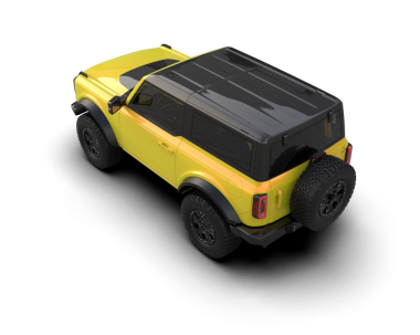 Eski bir arabanın 3 boyutlu görüntüsü.