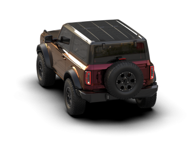 Stüdyo ortamında daha az genel bir konsept arabanın siyah üzerine izole edilmiş hali.