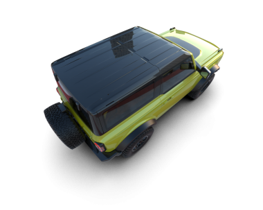 Siyah arka planda bir araba. 3d oluşturma.