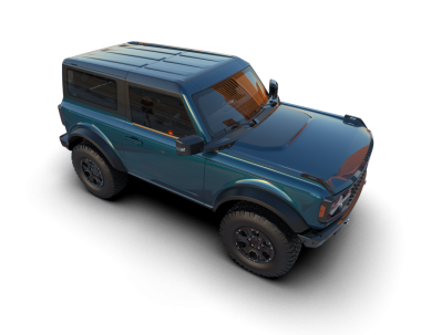 şeffaf arkaplan üzerinde modern SUV araba   