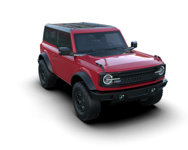 Beyaz arka planda modern bir araba. 3d oluşturma