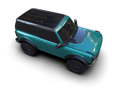 Yeşil, modern cip. 3d oluşturma