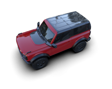 Siyah arka planda kırmızı araba, 3 boyutlu illüstrasyon