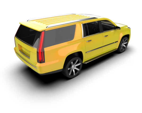 gerçekçi modern araba beyaz arka planda izole.