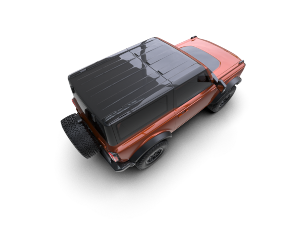 Siyah arkaplanı olan bir arabanın 3 boyutlu görüntüsü