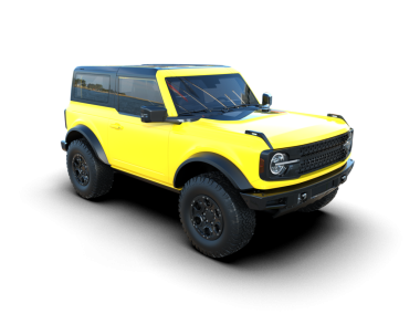 Modern tasarımı olan bir SUv.