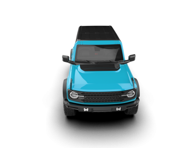 mavi modern araba - yan görünüm