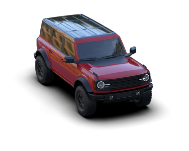 Yoldaki modern araba - 3D görüntüleme