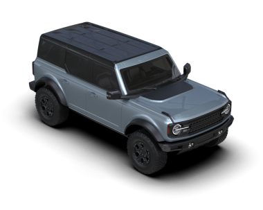 Stüdyonun arka planında markasız bir SUV 'un 3 boyutlu görüntüsü.