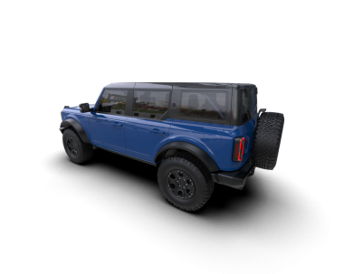 Siyah arkaplanda izole edilmiş daha az jenerik bir SUV aracının 3 boyutlu canlandırması