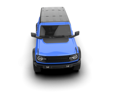 Beyaz arka planda bir arabanın 3 boyutlu resmi