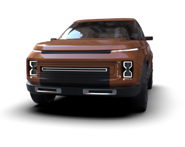 3 boyutlu bir araba.