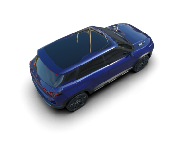 Kırpma yolu olan beyaz arkaplanda izole edilmiş bir araba. 3d oluşturma.