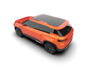 modern araba arka planda