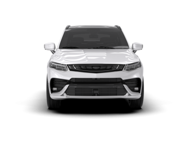 modern suv. araba beyaz arkaplanda izole edildi