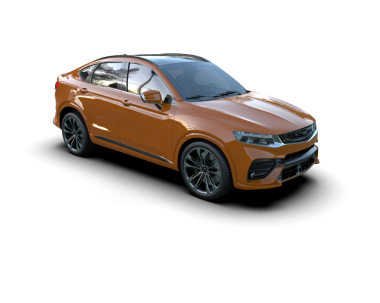 Koyu izole edilmiş arka planda kırpma yolu ile araba markasının 3 boyutlu görüntüsü