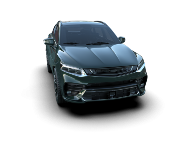 modern gümüş araba arka planda izole