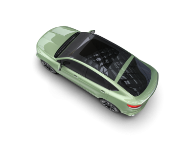 Beyaz arka planda modern bir araba. 3d oluşturma