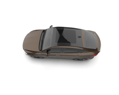 araba beyaz arkaplanda izole edildi